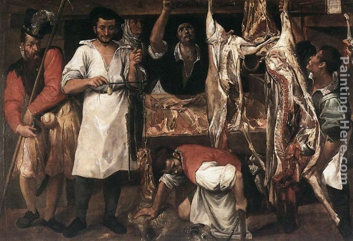Annibale Carracci Butcher's Shop